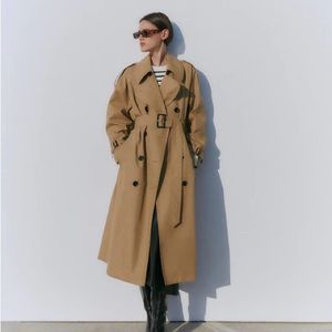 Valentino Vintage Trench Coat Rain Sz L